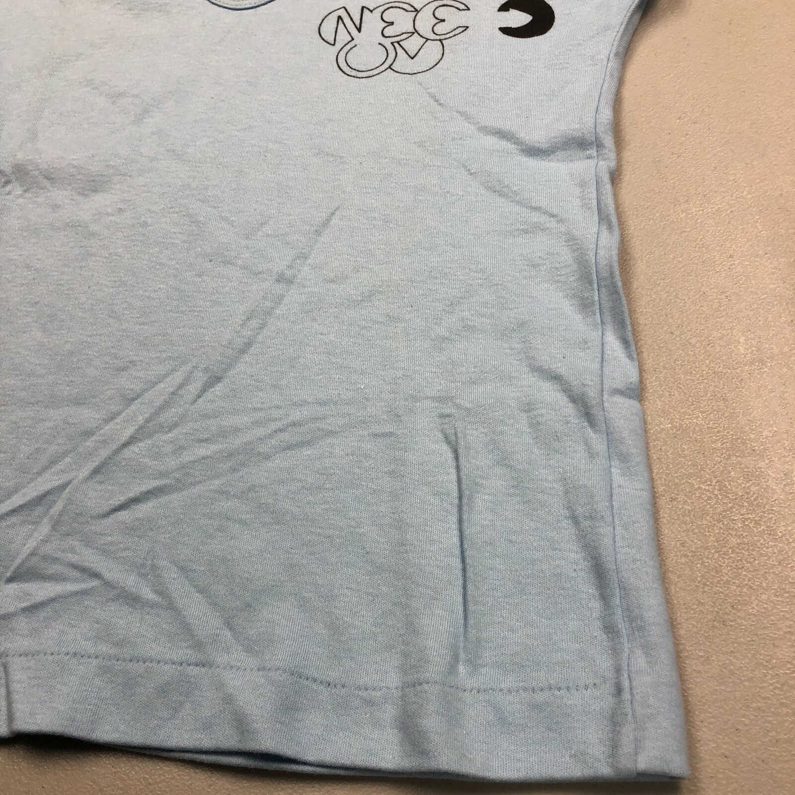 Vintage Shato Acapulco Double Sided Single Stitch Sleeveless Large Blue T Shirt