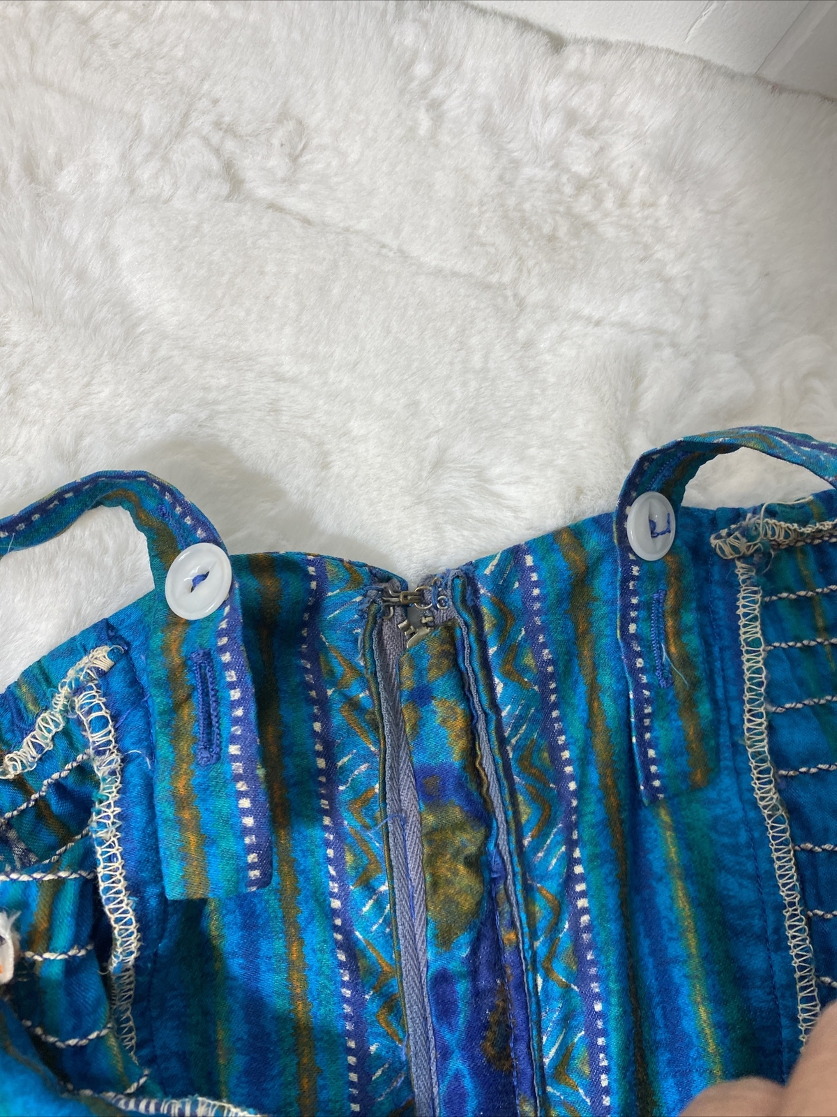 RARE Vintage Nani of Hawaii S/M Swimsuit 40/50’s Cotton Pin-Up Luau Shorts 0257