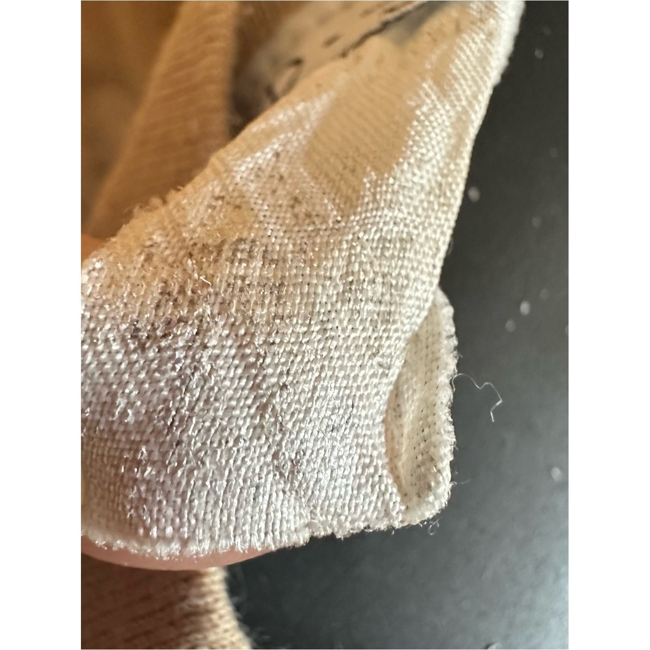 Vintage 90s Beige /Cream Tan Embroidered Leaf Graphic Tee
