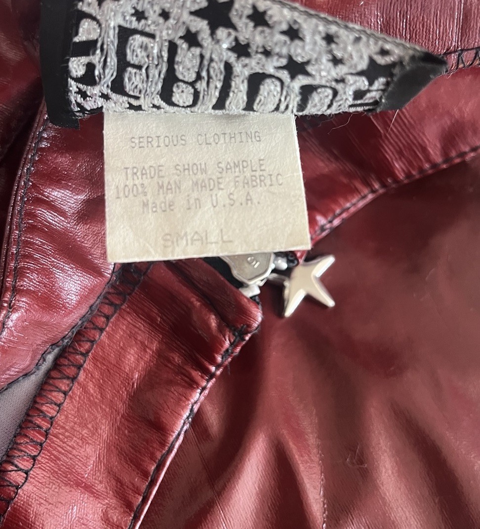 Vintage Serious Vinyl Pants 1990s