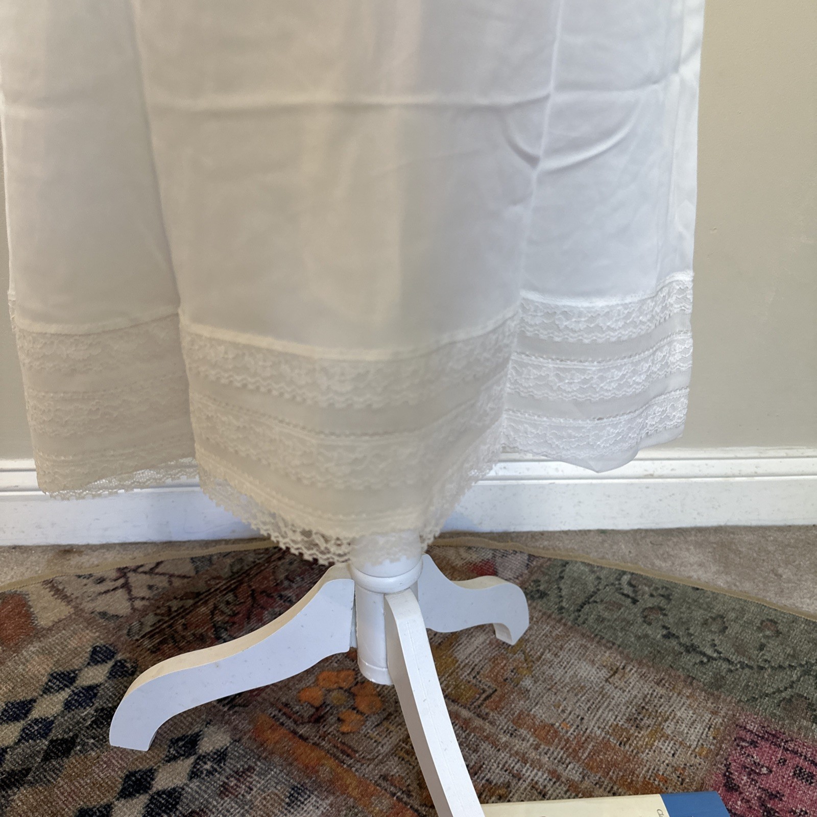 Vtg White Slip Undergarment By Fascination Lingerie Petite