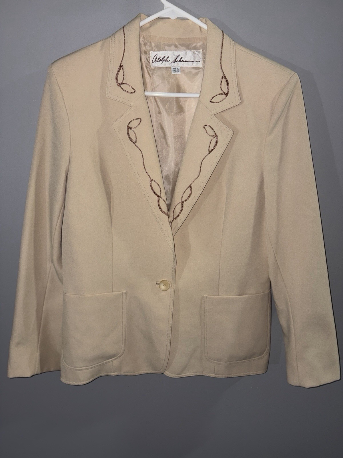 Vintage Adolph Schuman Women’s Western Blazer USA Made Size 12 See Measurements