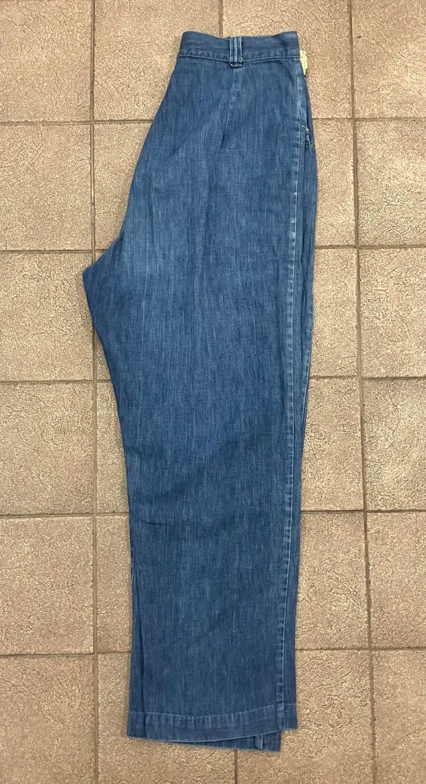 Vintage 1950s Ranch Maid Western Wear Denver Side Zip Denim Jeans