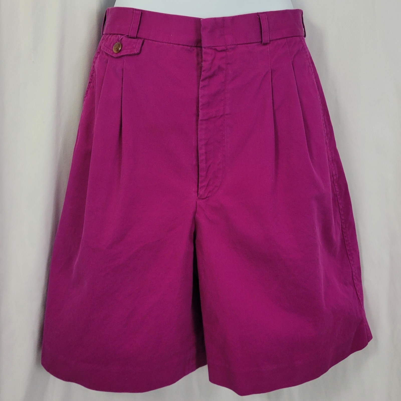 Vintage Stanley Blacker Magenta/Purple Walking Shorts Size 10