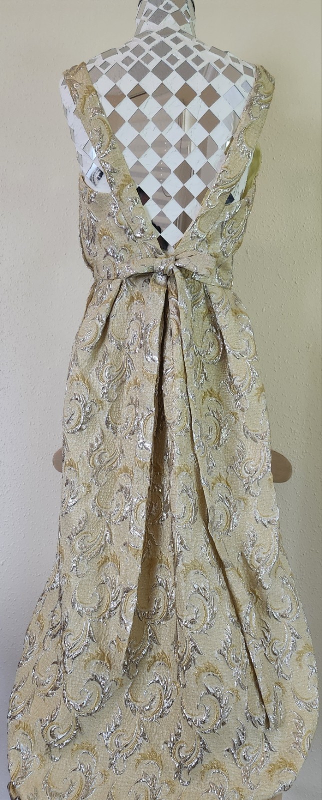 Vintage Custom Formal Long Dress Size M With 25″ waist