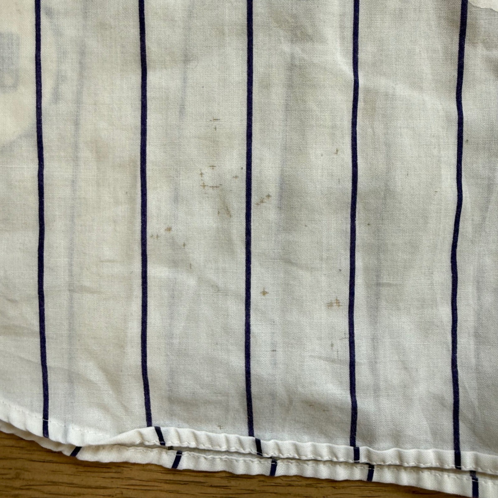 Vintage Esleep New York Yankees Pinstripe Pajama Top Ball Park Dreaming Small