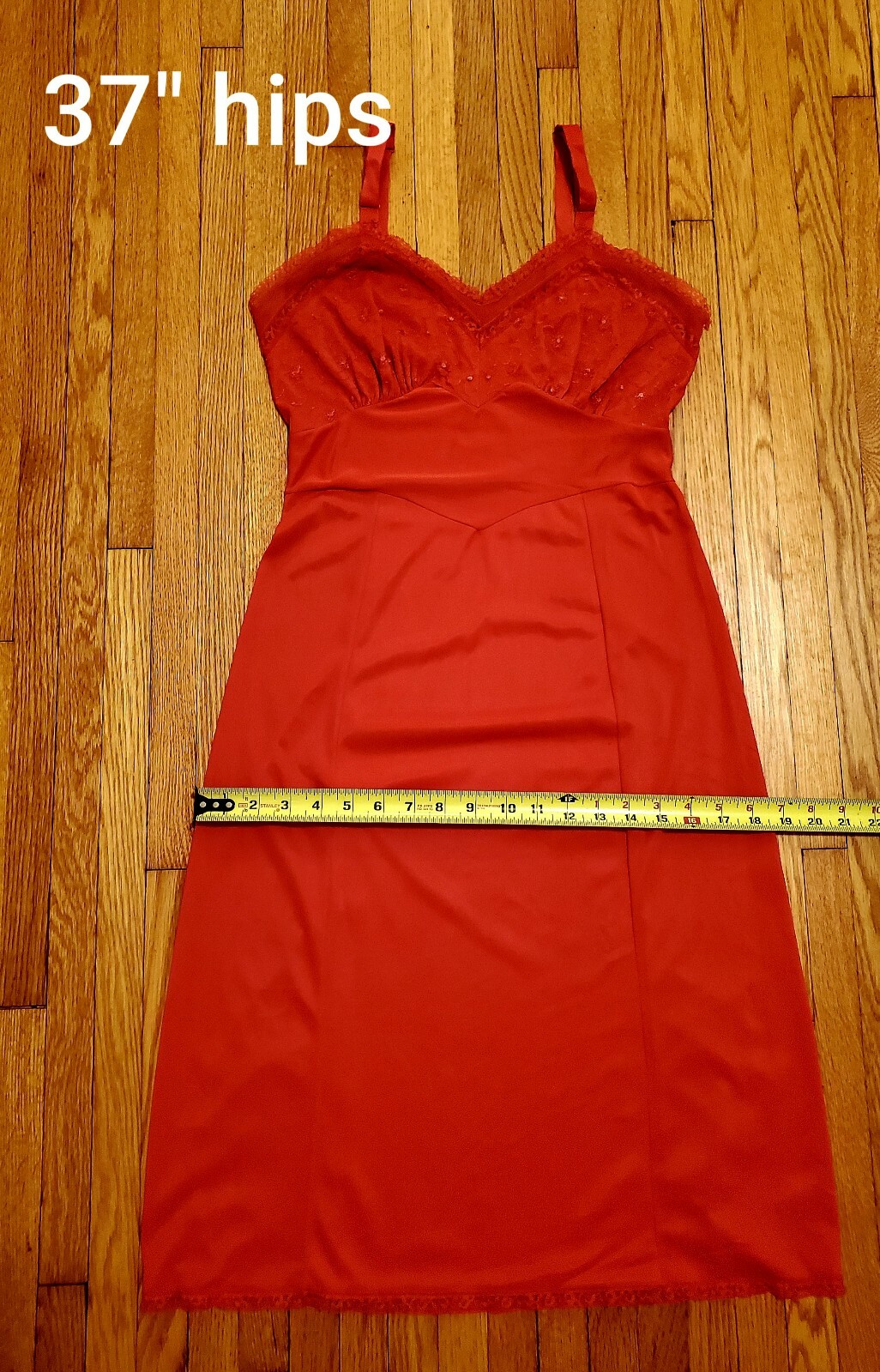 Stoneswear Vintage Red Slip Size 34 Tall M