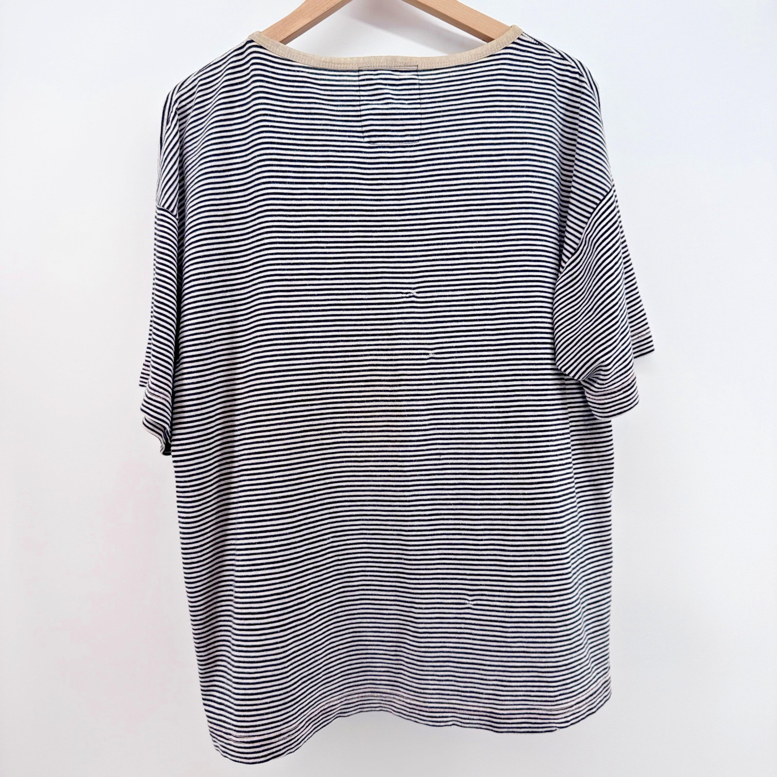 VTG JouJou T-shirt Le Concert de JouJou Black & White Striped- Art Music Grunge