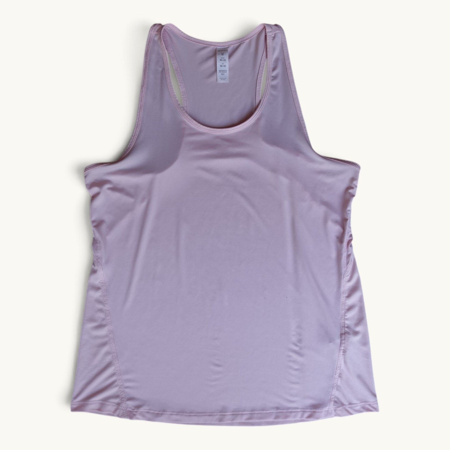 Marika Renata Tank Pink Racerback Dry Wik Athletic Top Size M MLT4689A