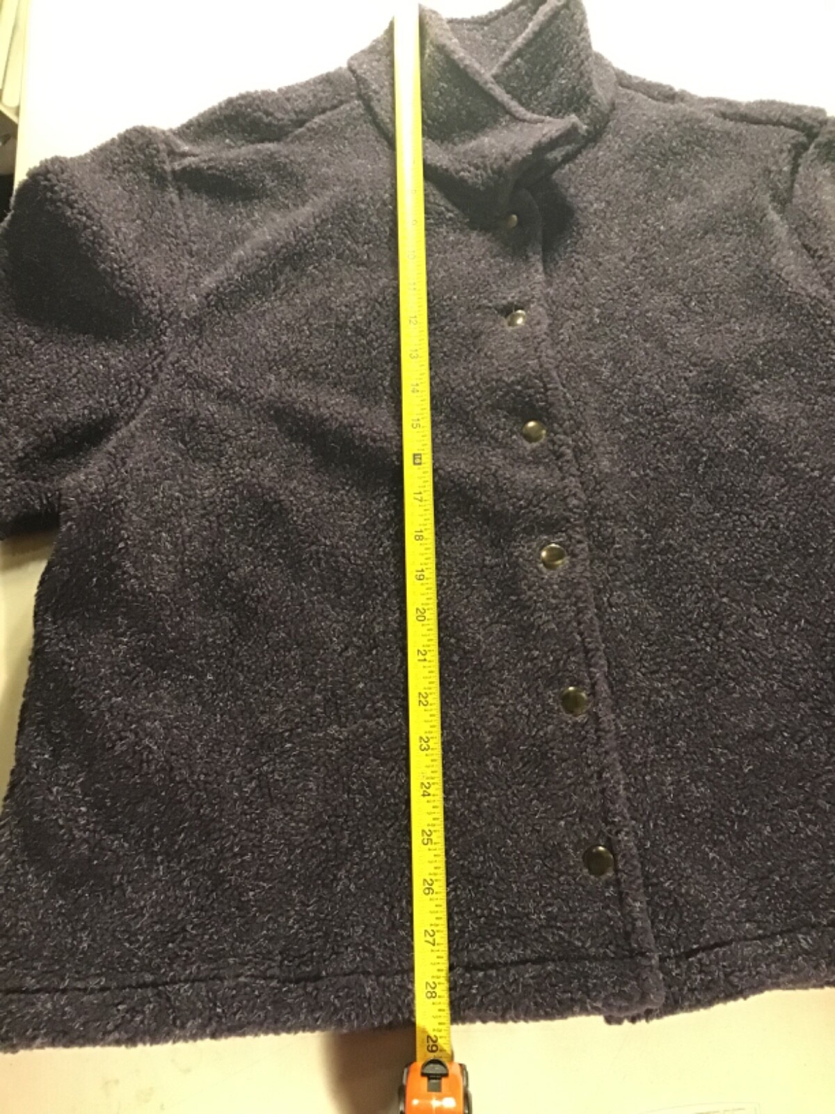 Vintage Real Comforts Button Up Fleece Womens XL 1990s Black