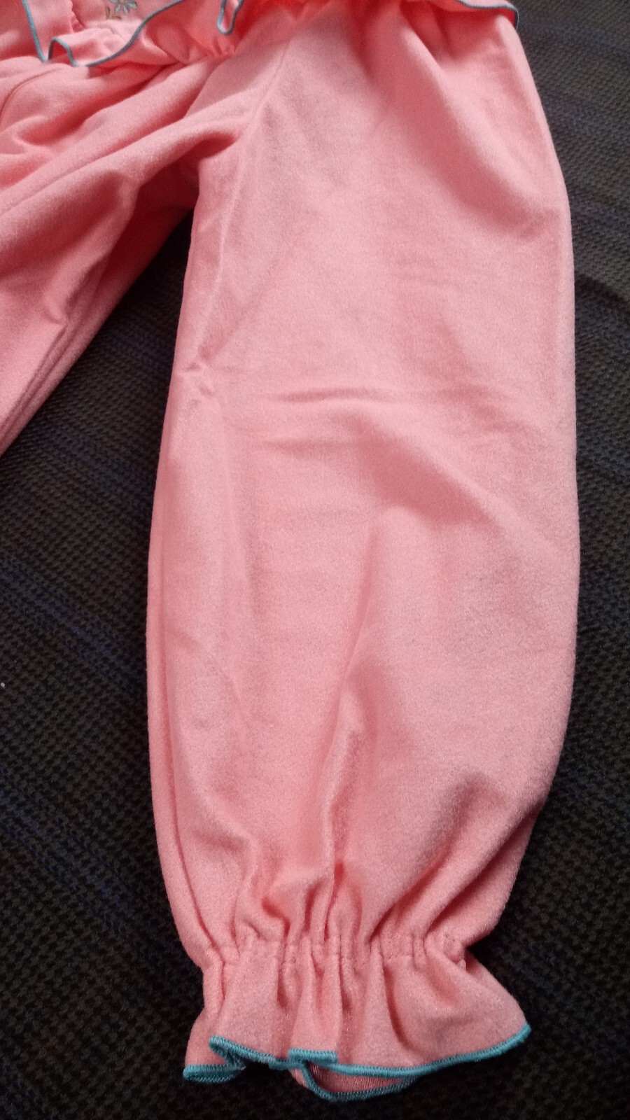 Vintage Lara Dee By Charm Women’s L Peach Pink Warm Zip Lounge Robe Housecoat