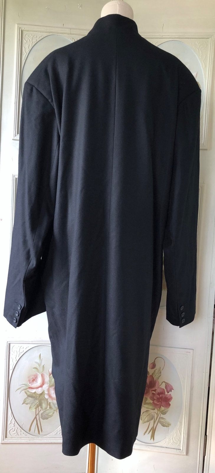 VTG ESKANDAR WOOL CASHMERE SILK JACKET DUSTER COAT ENGLAND-MADE LAGENLOOK EUC 2
