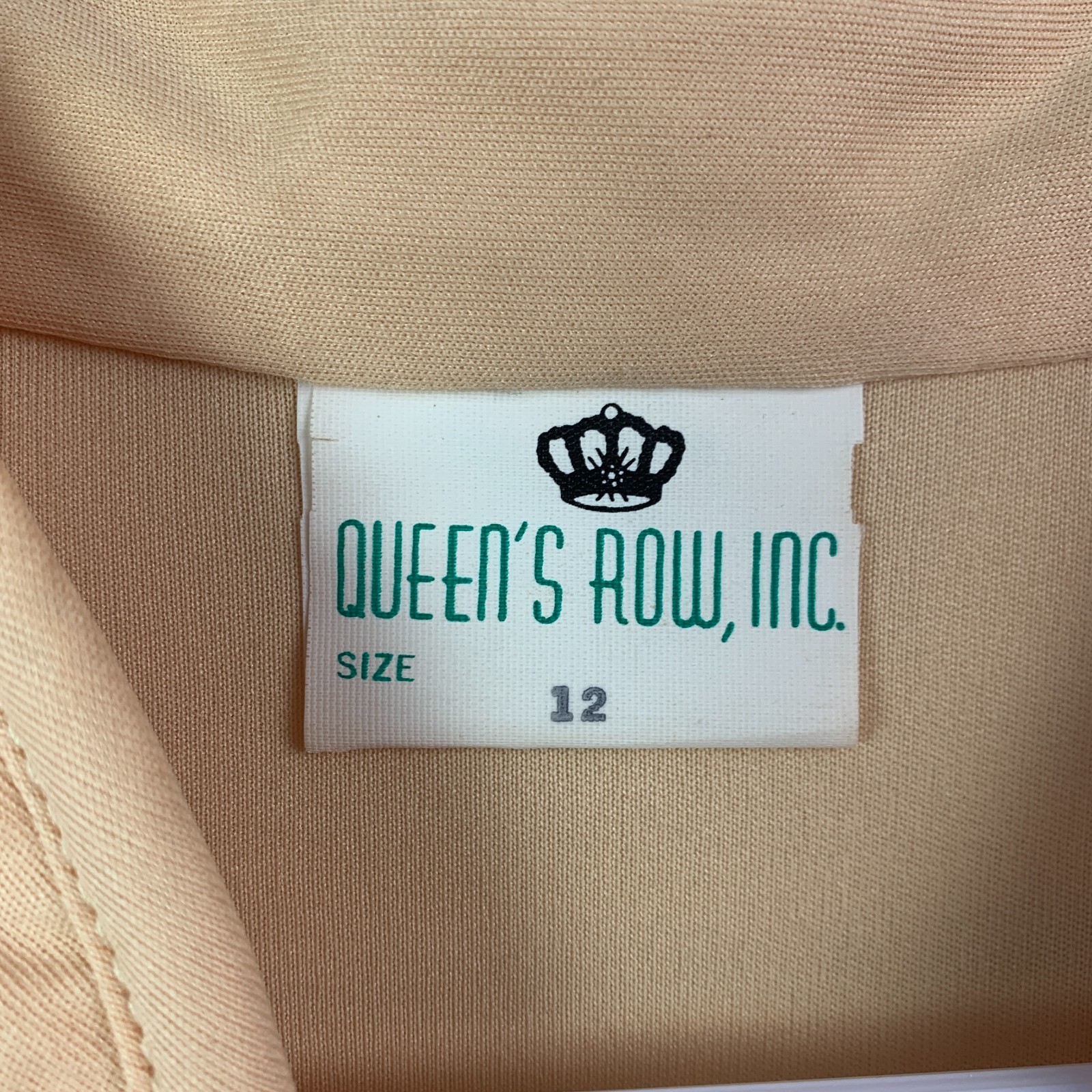 Vintage Queen’s Row Yellow Modest Secretary Dress Size 12