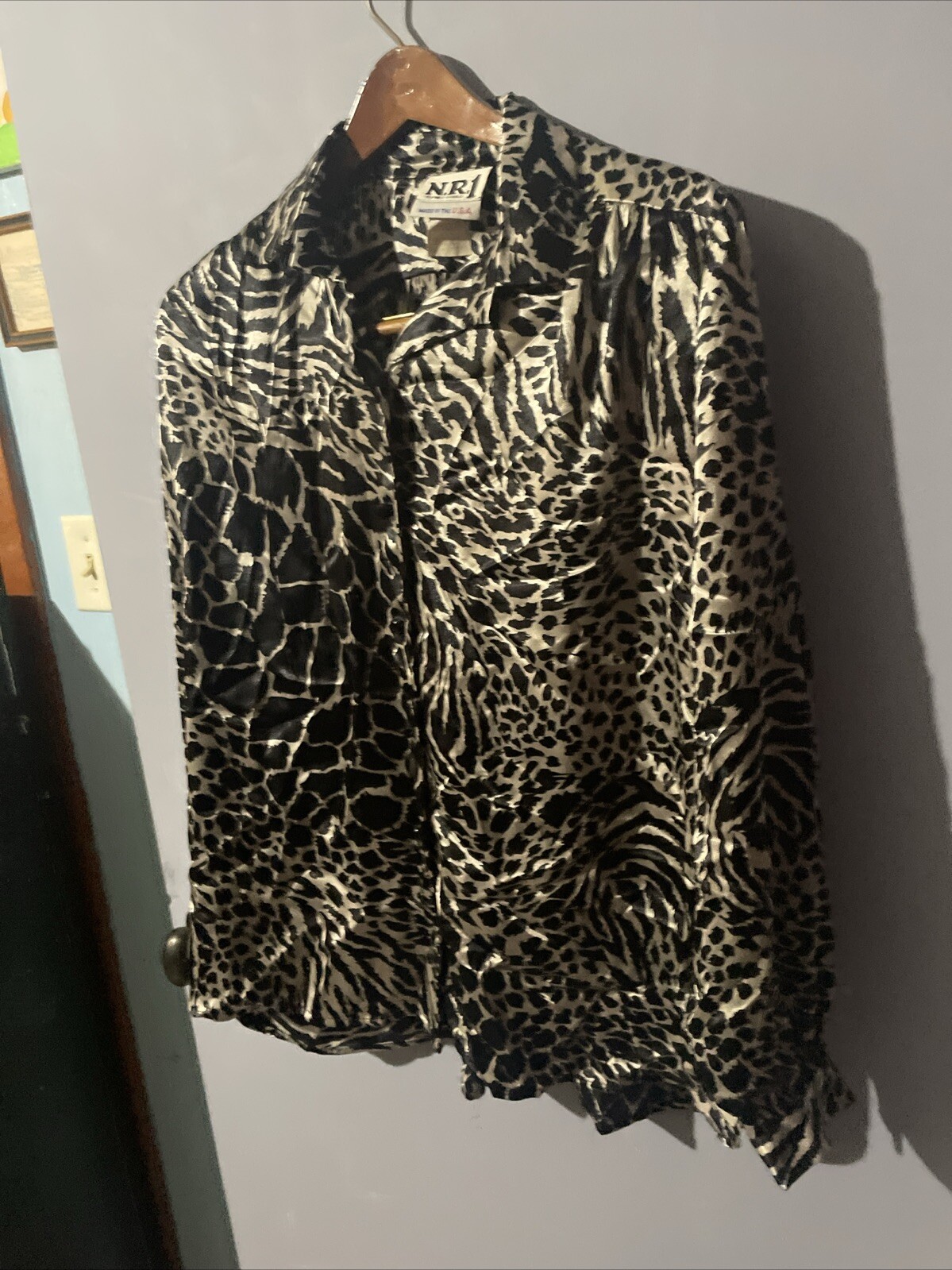 Vintage N.R. 1 by Ned Gould blouse 70s/80s. Sized 12