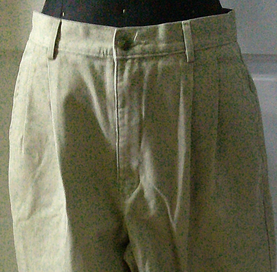 90’s DOCKERS’ Tan Pleated Khaki Pants Slacks Trouser 10 MED LAST TIME
