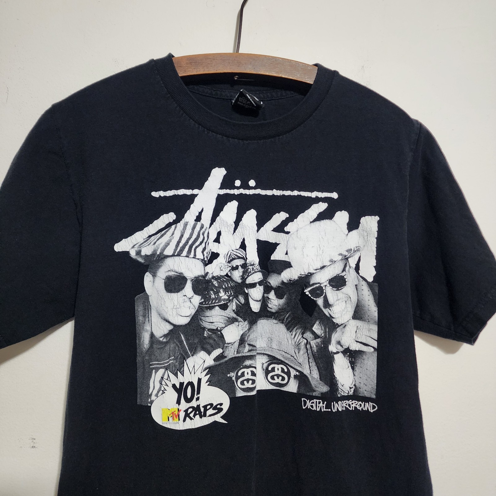 VTG 2013 Stussy x Yo! MTV Raps Digital Underground T-Shirt Small 25th Anniv