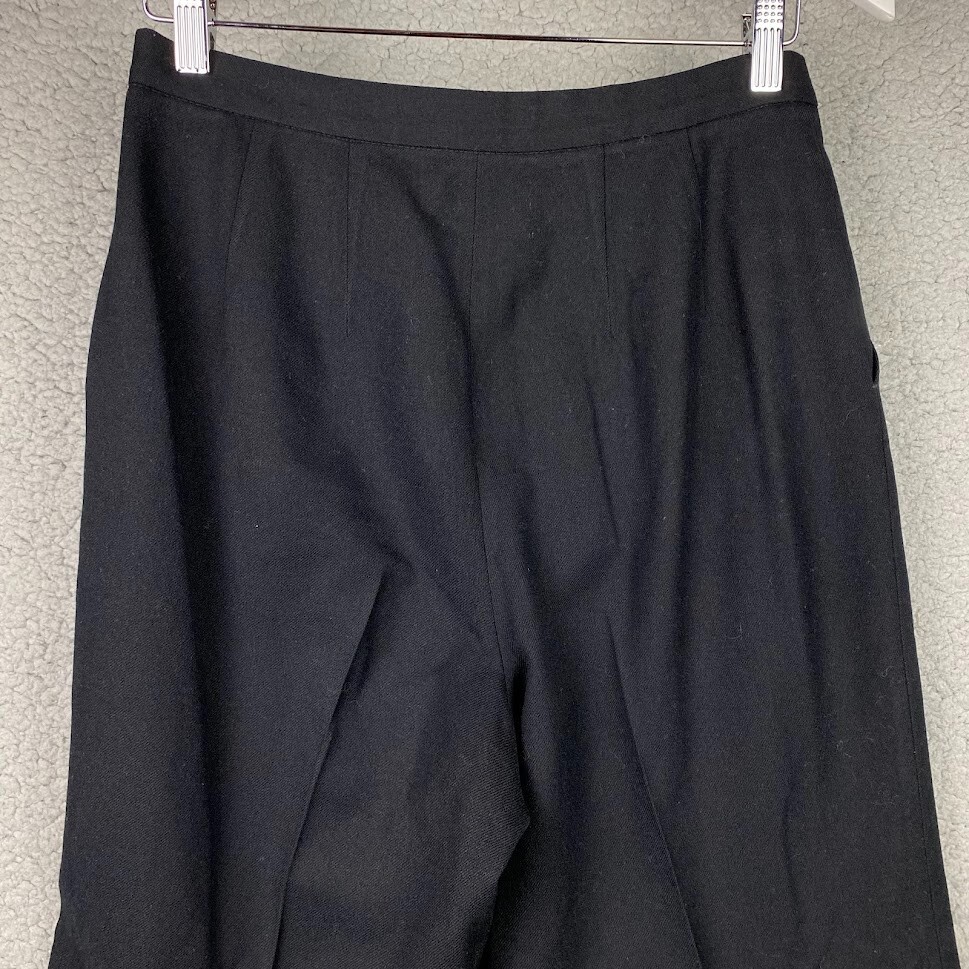 Pendleton Virgin Wool Pants Black Size 10 (29×32) lined Vintage 1980s FLAWS READ
