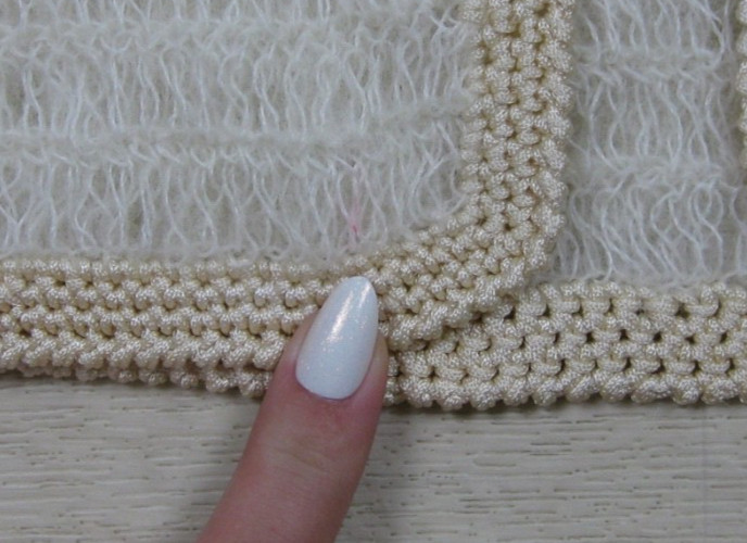 Vintage 70s Fair Lady Cardigan Sweater Hand Crochet Open Knit Granny CottageCore