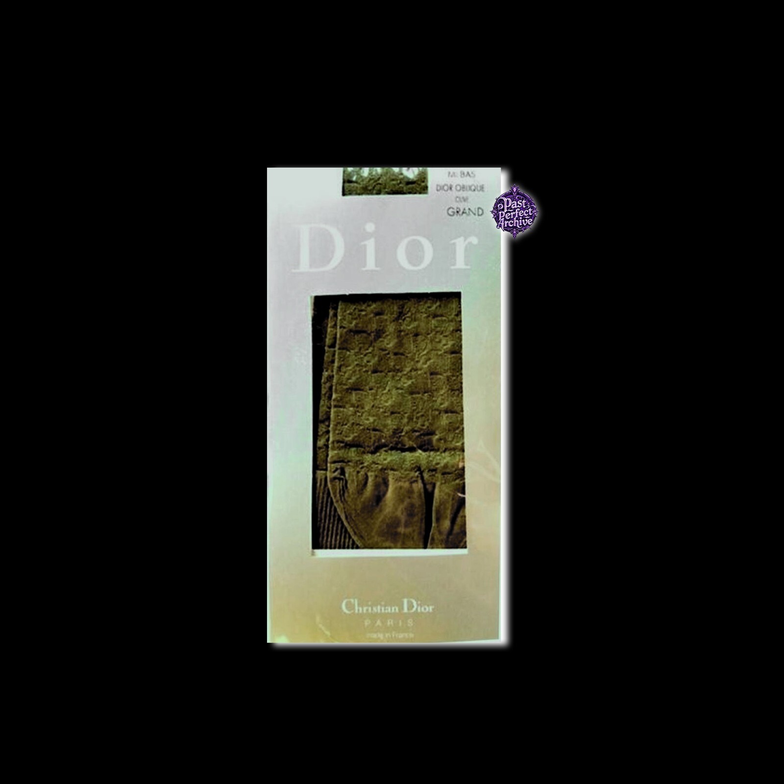 Christian Dior By John Galliano Y2K Vintage 2000s Monogram Logo Lace Stockings