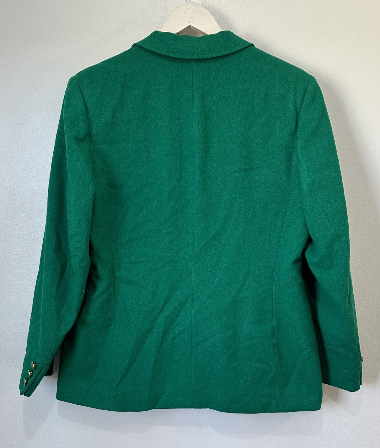 Pendleton wool 2 Button blazer Holiday Green Women’s Size 12**VTG**