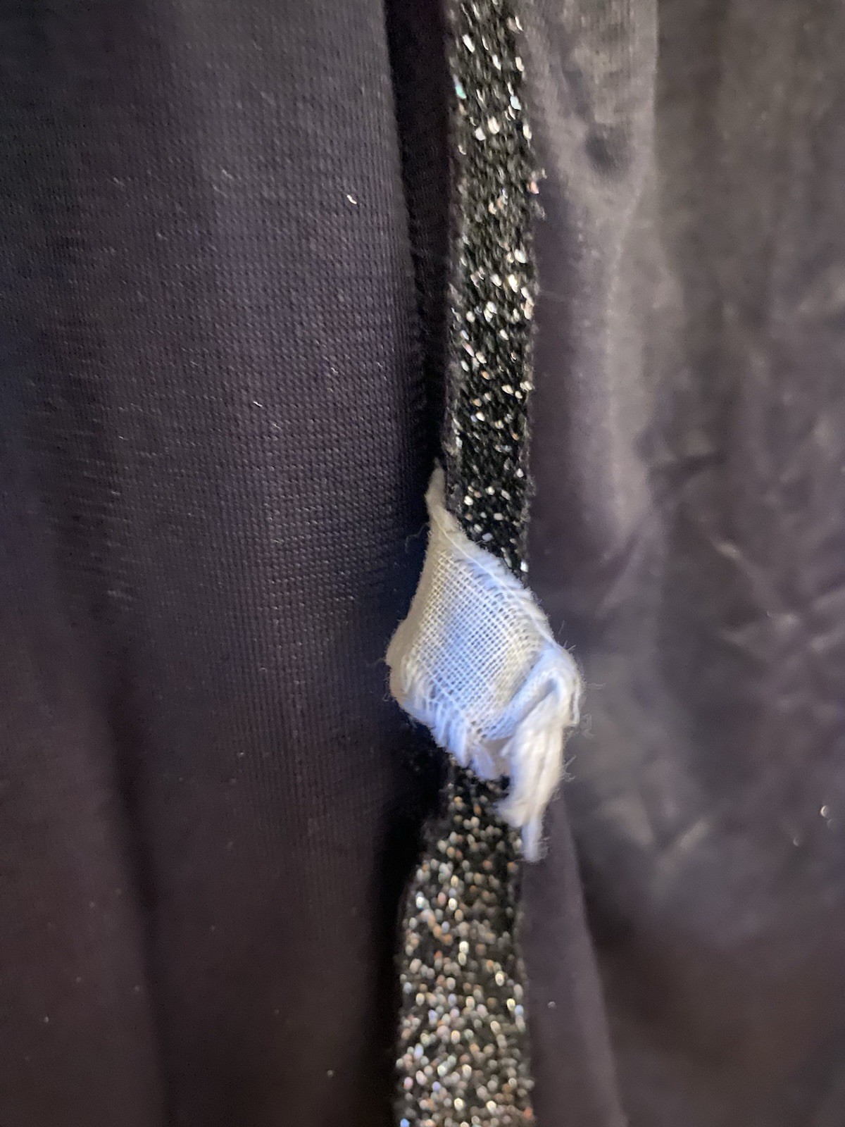 VTG 70’s BLACK & SILVER LUREX SPARKLING METALLIC JACKET HOLIDAYS PARTY