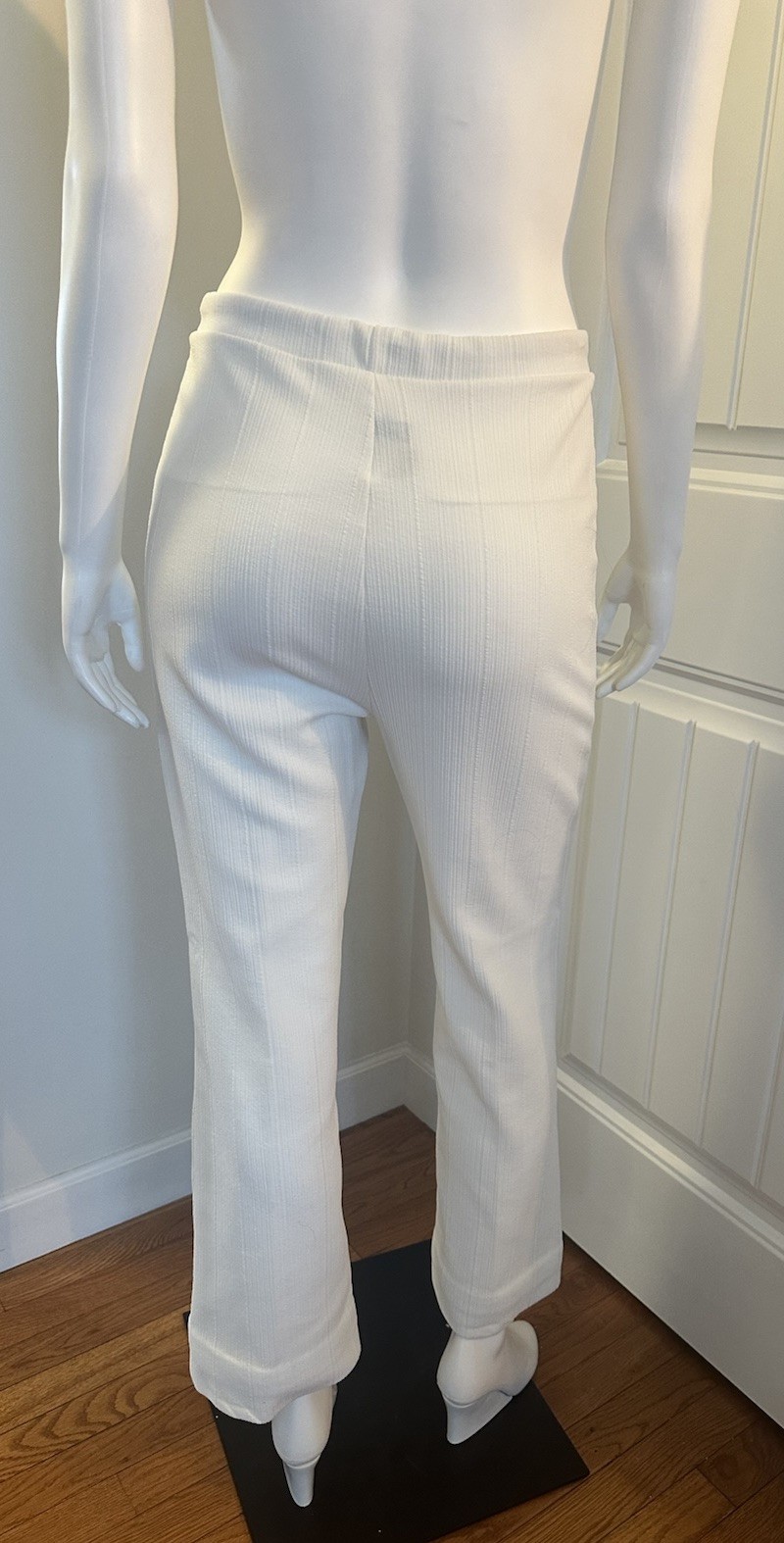 Vintage Fairfield Brookvalley White Polyester Pants Womens Small