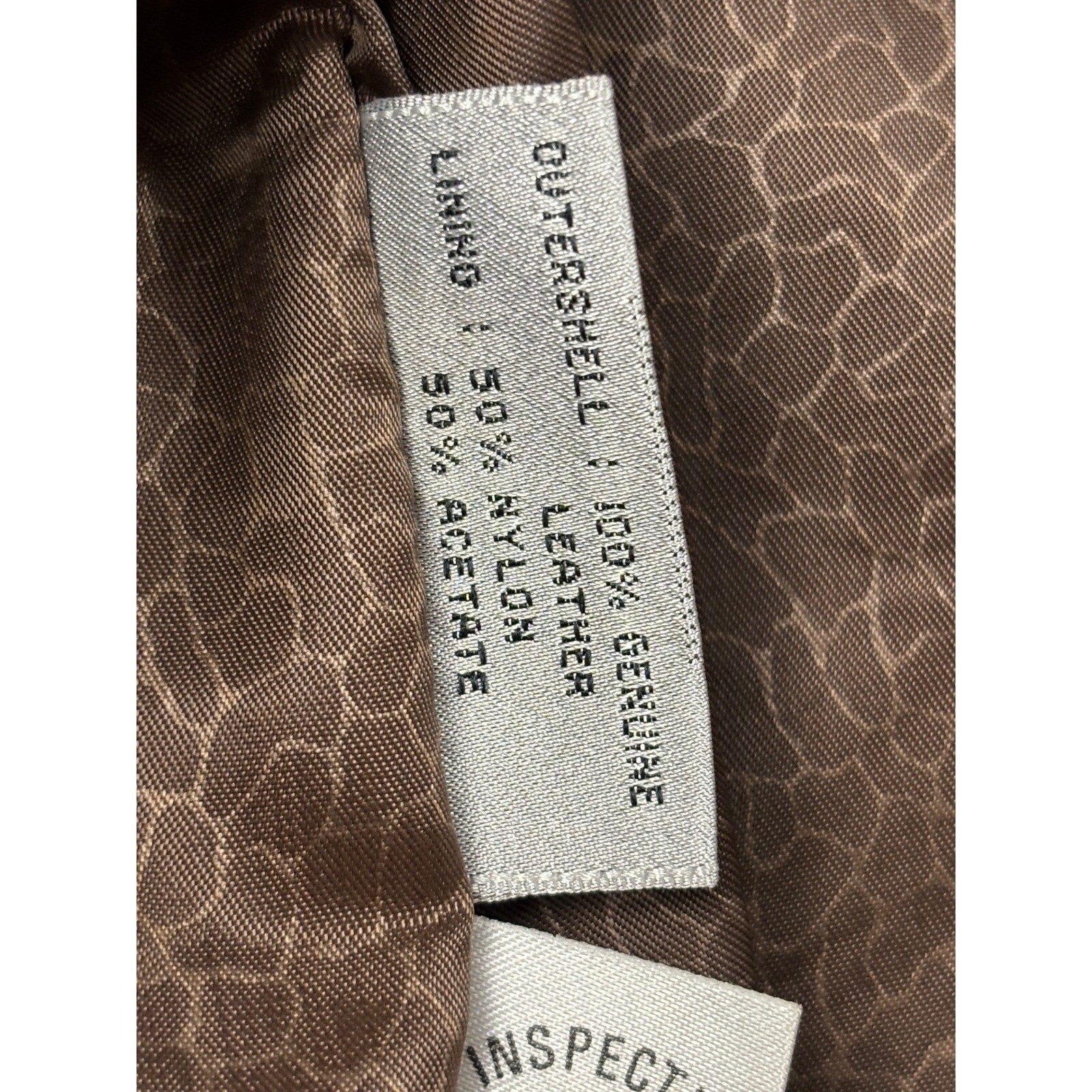 G-III Leather Fashions Brown Genuine Leather Vintage Coat Jacket Mid-Length 80s