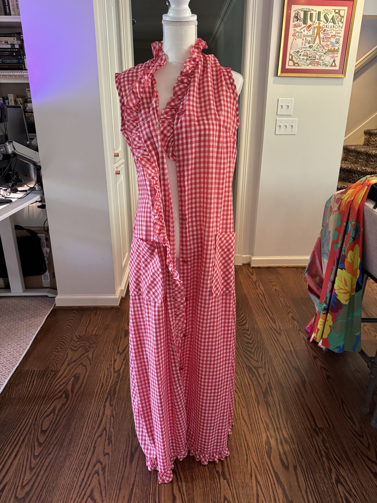 Vintage LOUNGE CRAFT original Med. Day Dress /Duster