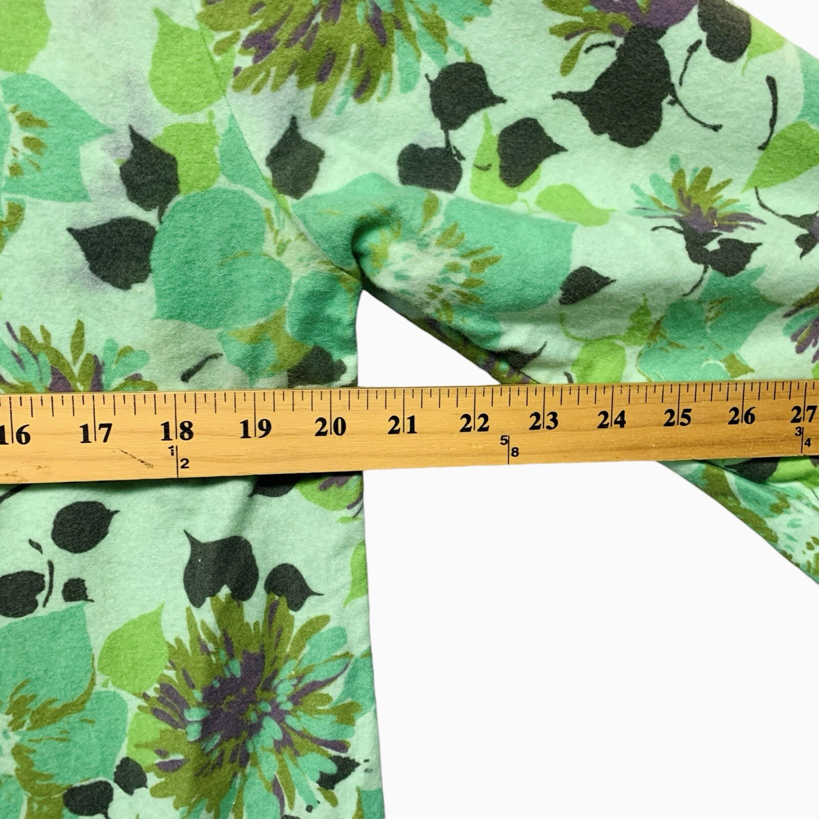 Vintage Sears Charmode House Dress Gown Soft Floral Robe Womens Size 12 -NEW