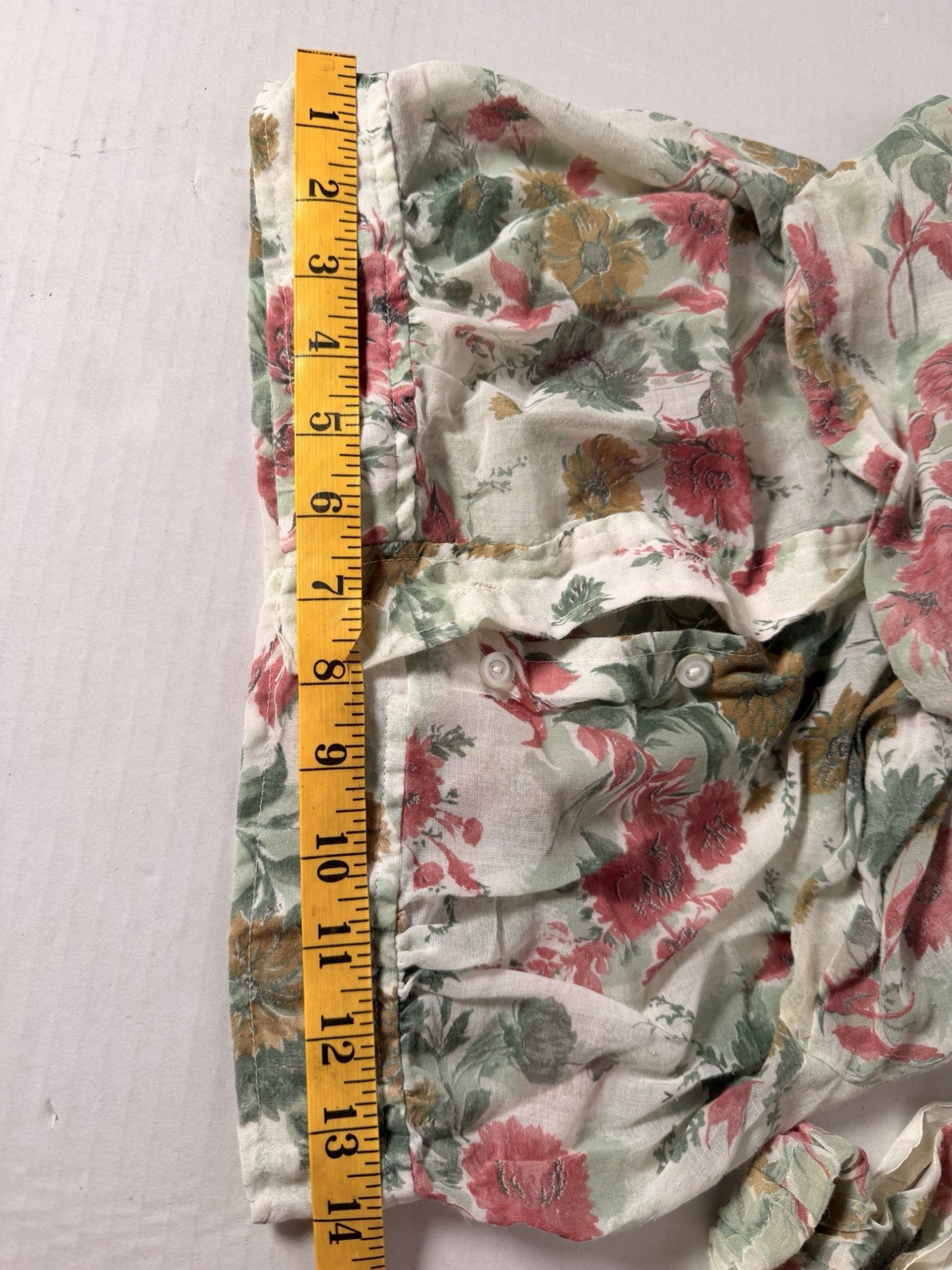 Paul Harris Vtg Women’s 2-piece Button Down Floral & 60’s Bikini Top