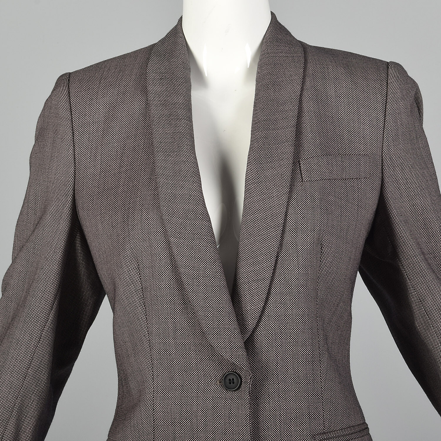 Large Alexander McQueen Pre 2002 Skirt Suit Vintage Blush Women’s VTG Wiggle