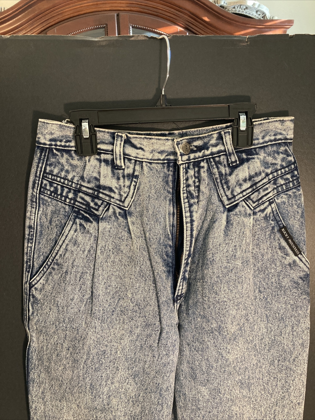 Vintage Rocky Mountain Jeans High Rise Size 30/11 Inseam 35 Denim Blue