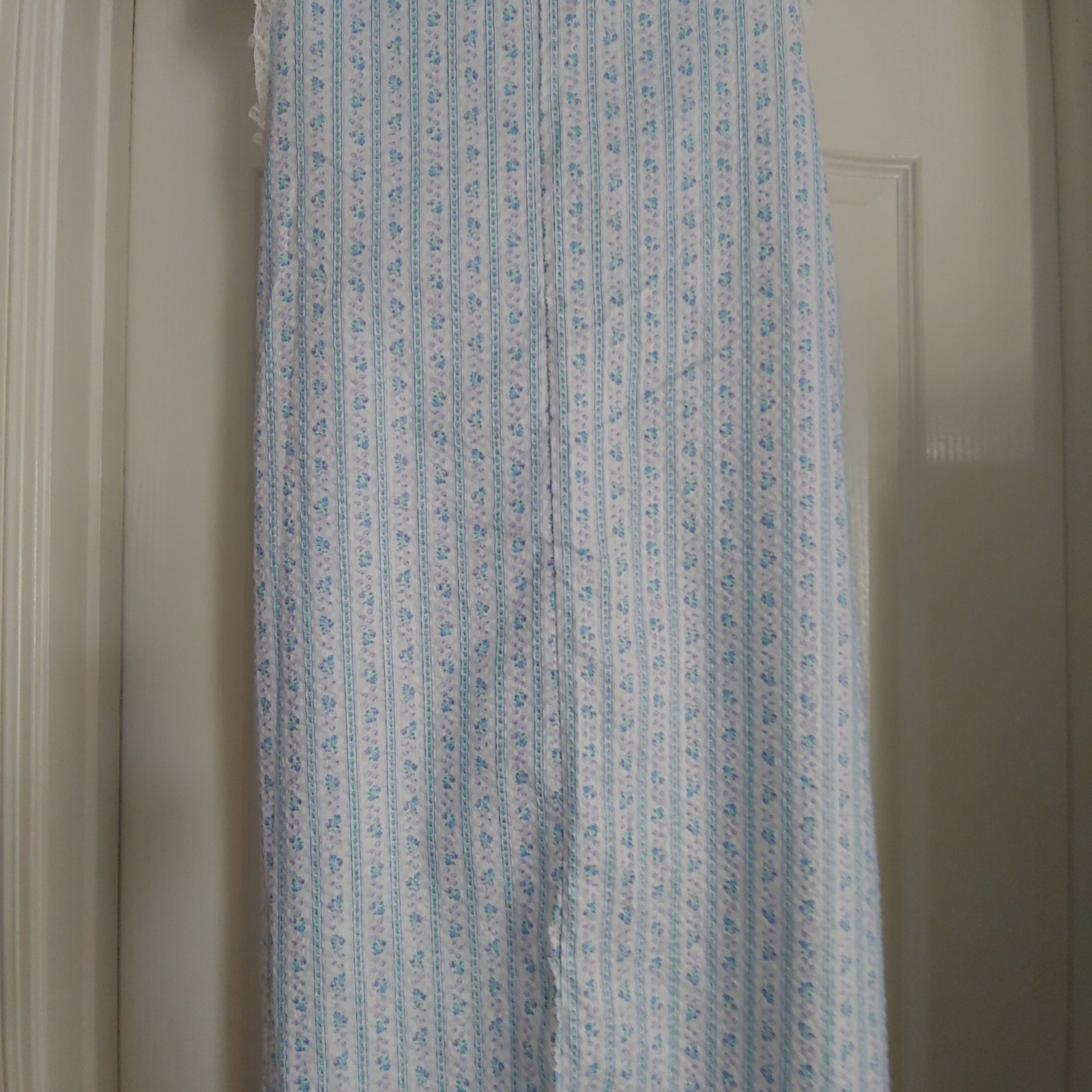 Vtg Brandywine Timeless Demure Cottagecore Floral Long Nightgown Sleepwear M