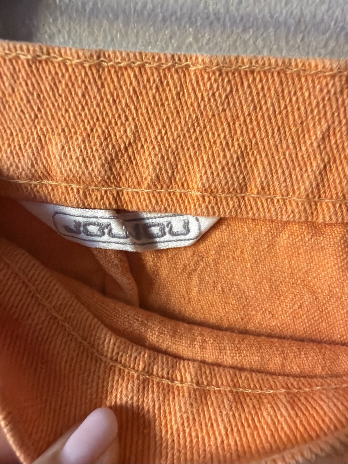 Rare Vintage JouJou Orange Denim Slim Jeans Women’s Small