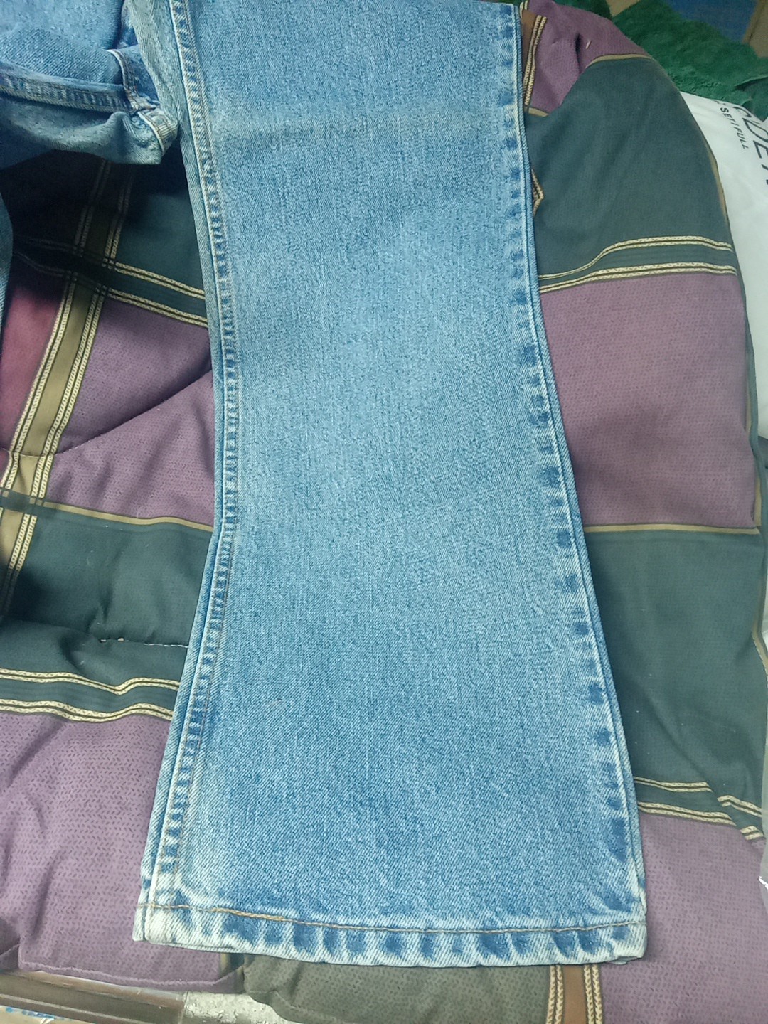 Vintage Levi 517 Sz 8 Reg M Boot Cut Lo Rise Unworn W/out Tag Red Tab 90s Denim