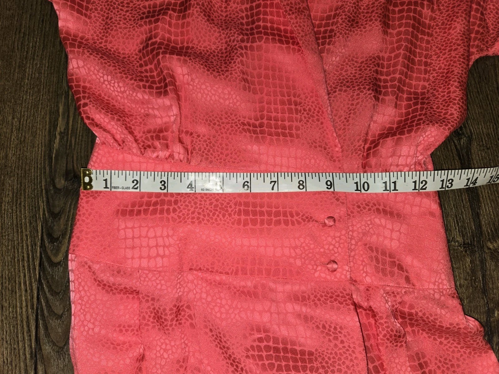 Vintage Vibrant Pink Francesca Of Damon For Starington 100% Silk Dress Size 8