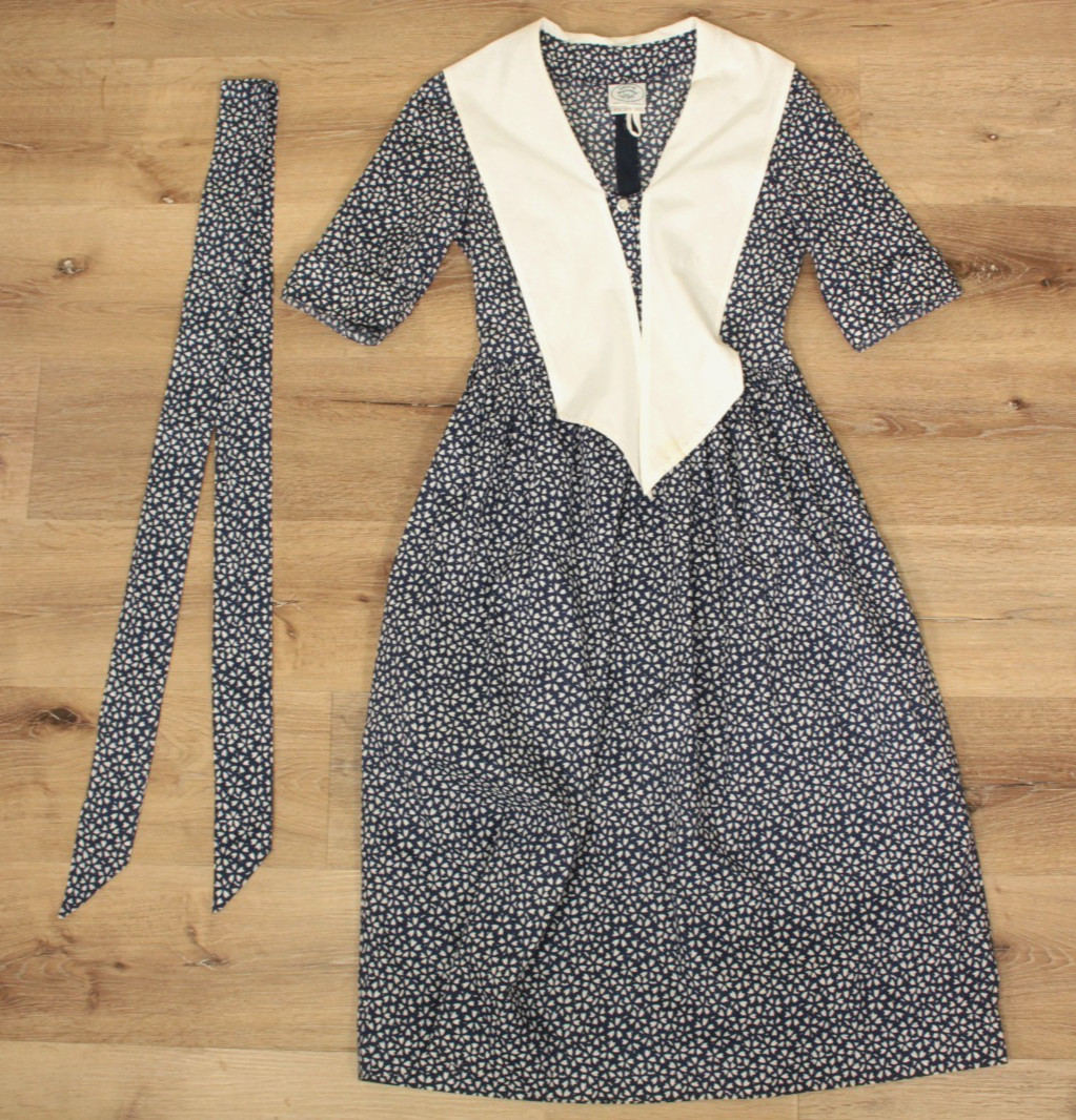 VTG 80s 90s Lot of 3 Laura Ashley Floral Sailor Neck Maxi Dresses XS/S Dress Lot