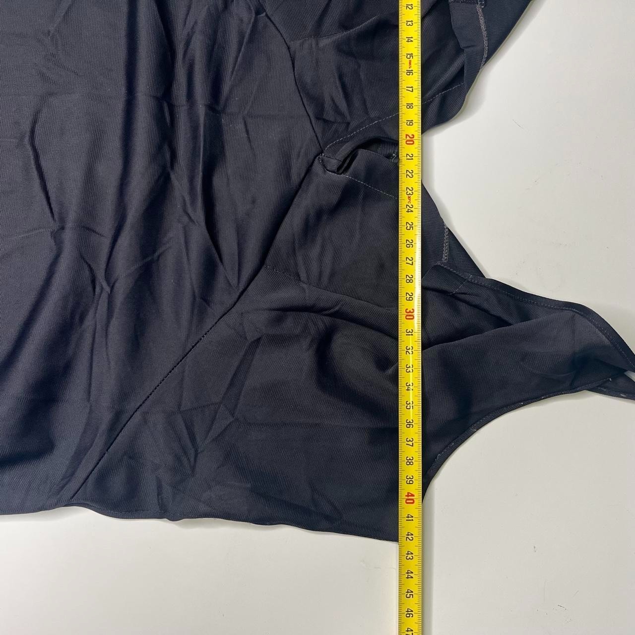 Vintage Bestknit Black Satin Slip Maxi Dress Size 16. I recommend 14
