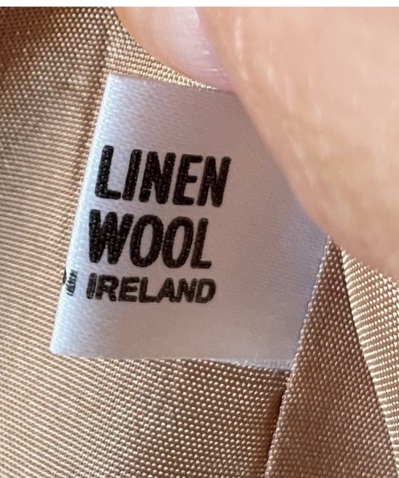 Blarney Woollen Mills | 2 Piece blazer skirt. Vintage 80s. Linen. Wool. Ireland.
