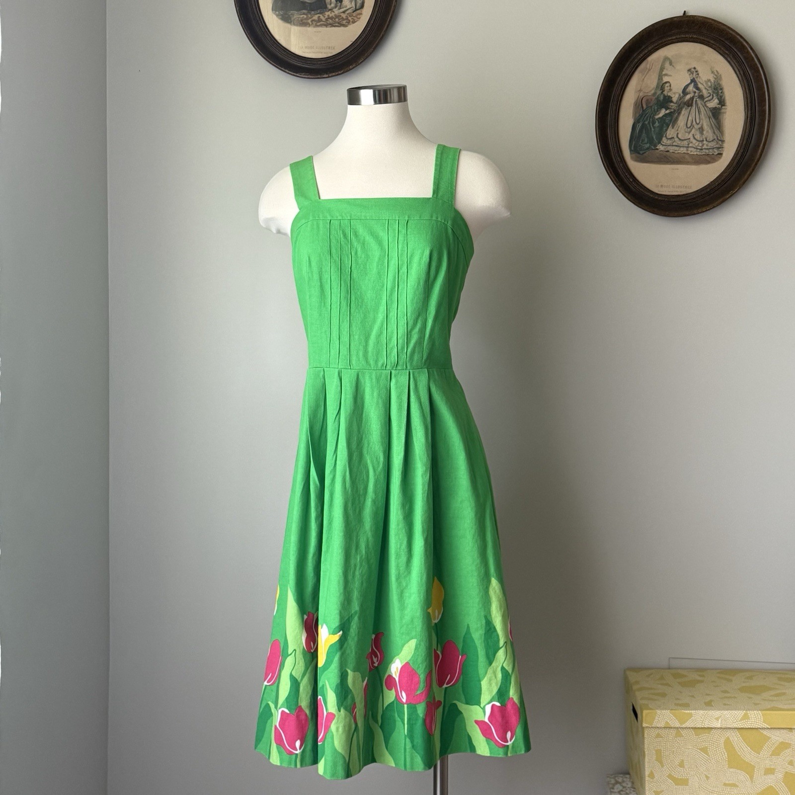 Women’s Vintage 1960s Hawaiian Barkcloth Dress – Malia Honolulu