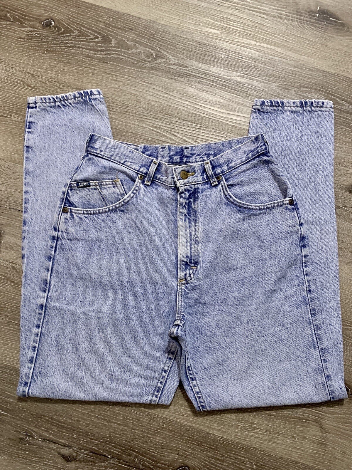 Vintage Lee Riders Women’s Stone Washed Mom Jeans Size 11 High Waisted VG+