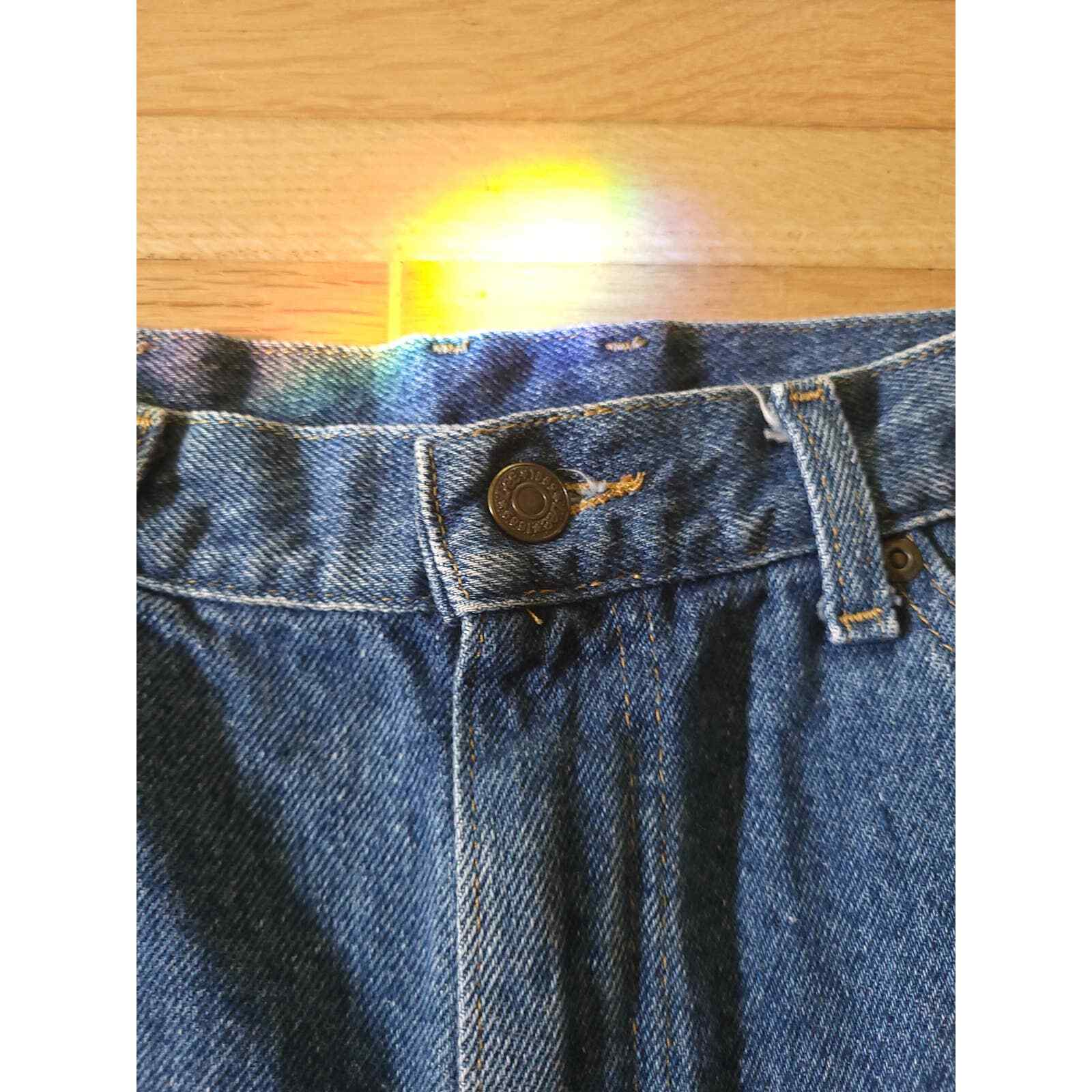 Vintage 1980’s Lee Denim Jeans / Faded Distressed / Size 12 / 29 x 30 / Mom