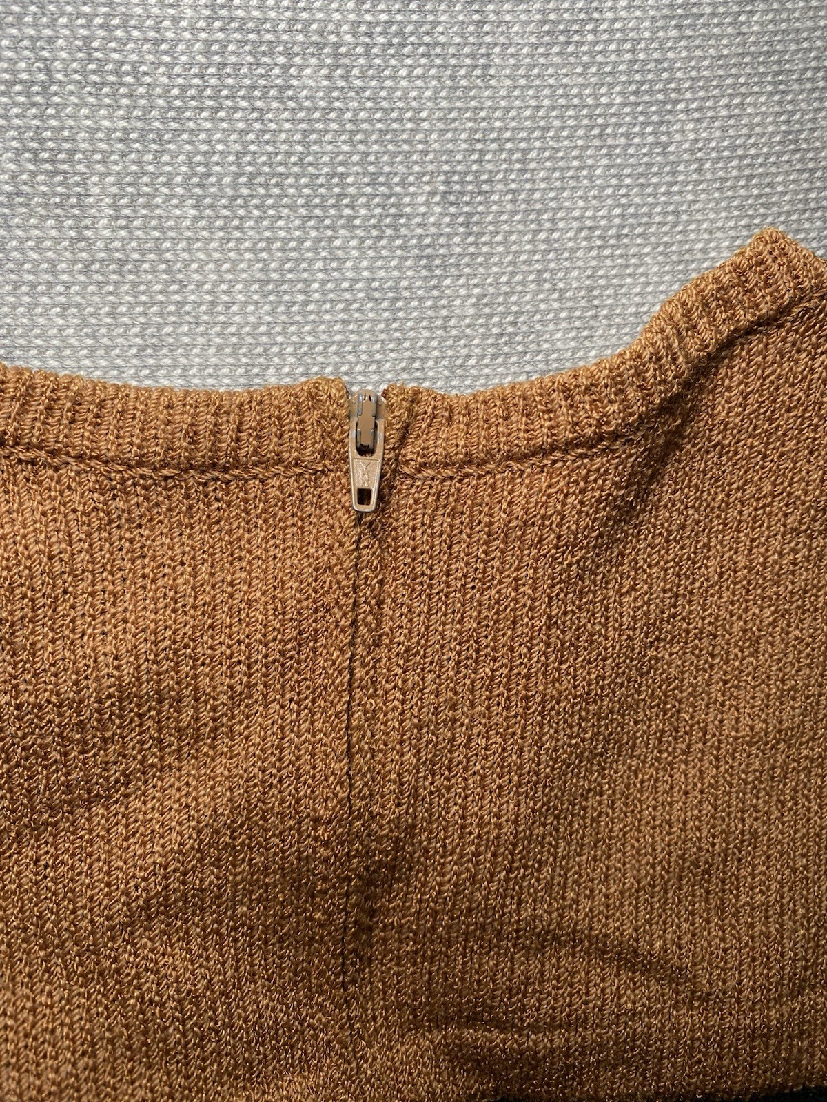 Vintage Don Sayres for Wellmore Wool Knit Dress Gold Buttons Women’s 6 USA
