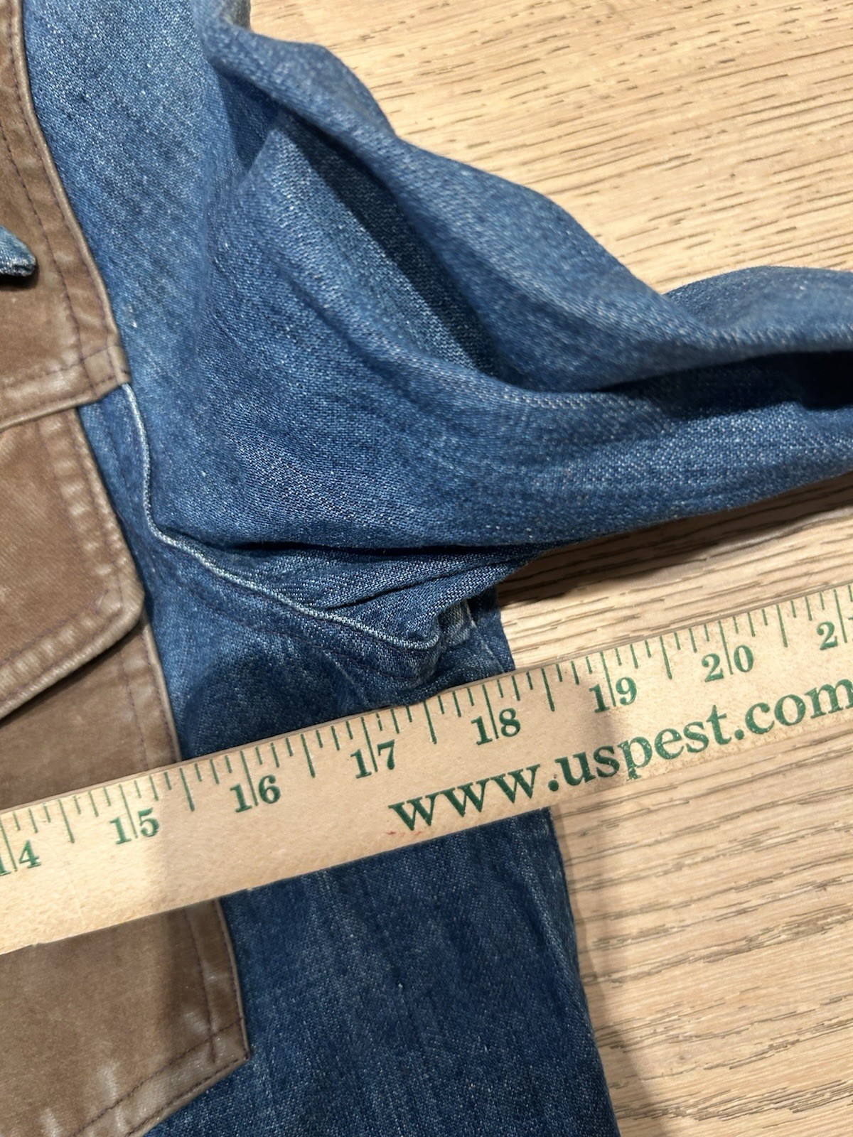 Vintage 1970s Denim Jacket Women’s Blue Snap Up Everyday Jean Western