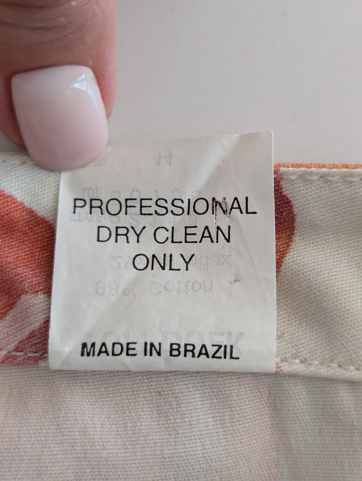 Vintage Tufi Duek Cocktail Print Cropped Pants Size EU 44