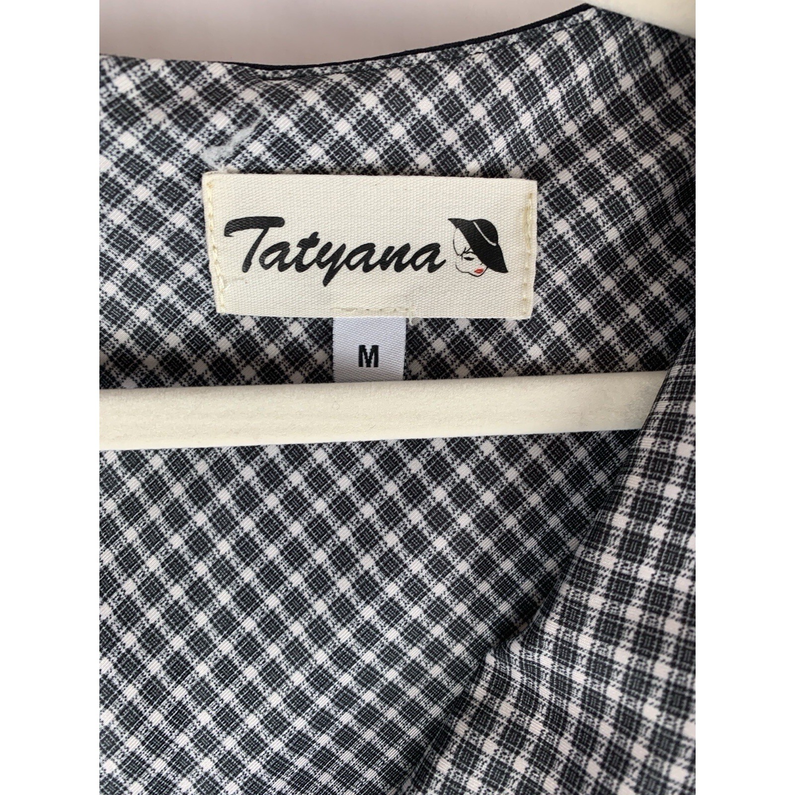Tatyana Retro Dress Medium Stretch Dress Pin Up Bettie Paige Rockabilly Black