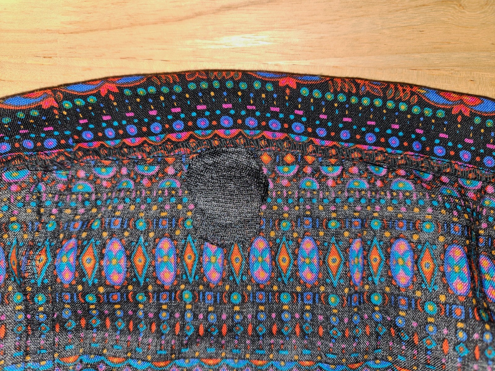 Vintage Charles Jourdan Pleated Geometric Jewel Tone Skirt France 40 US 8 Midi
