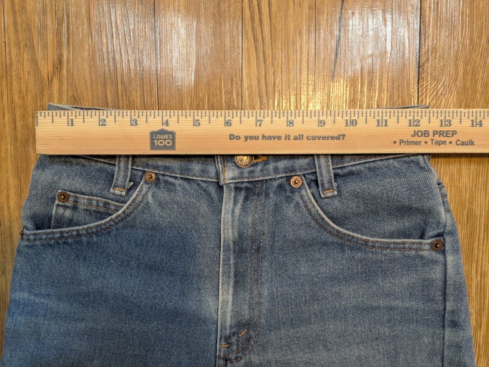 Levis 705 Orange Tab Vintage Denim Jean Shorts 25″ Waist Womens Size 2 B62