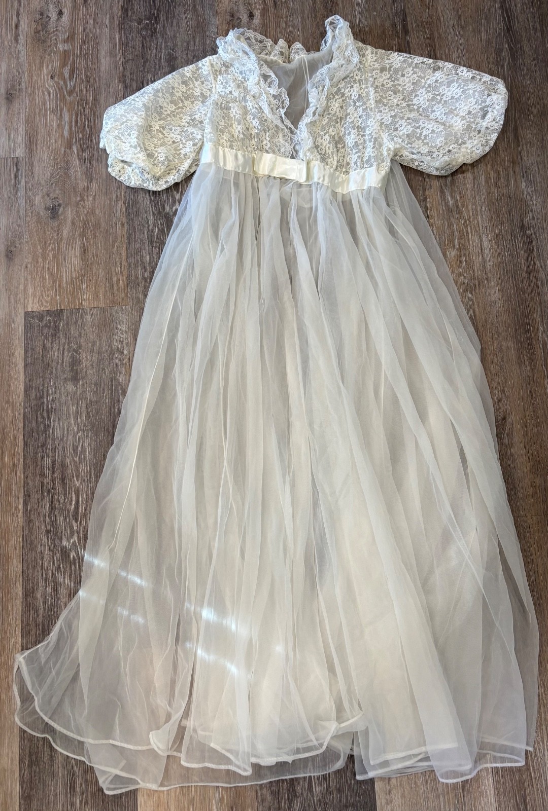 Vintage 60s Radcliffe Sheer dressing Gown