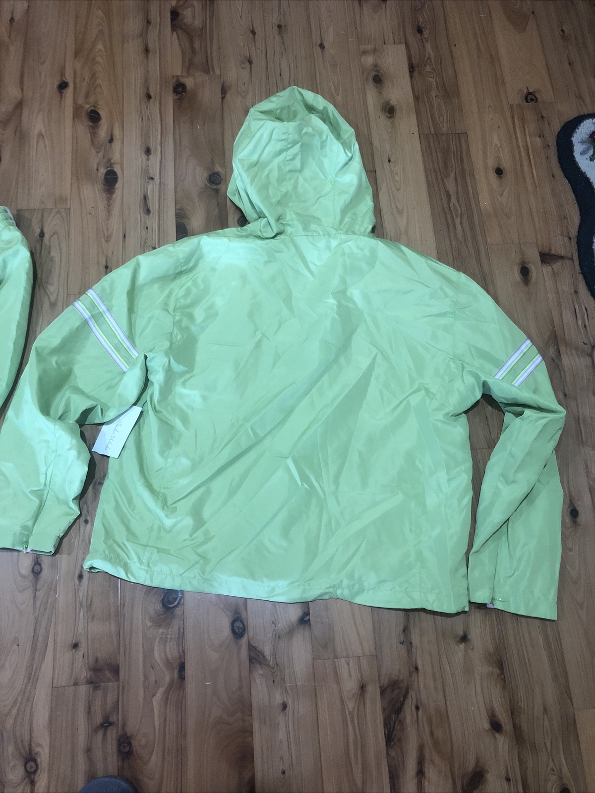 NEW Vtg Studio Works Windbreaker Nylon Jogging TRACK SUIT Jacket Pants Womens L